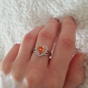 Orange heart ring (7)